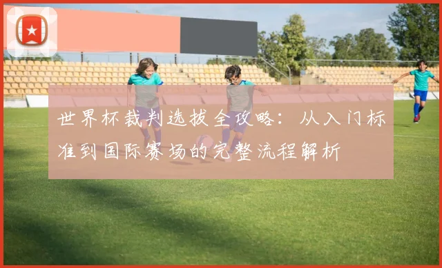 世界杯裁判选拔全攻略:从入门标准到国际赛场的完整流程解析